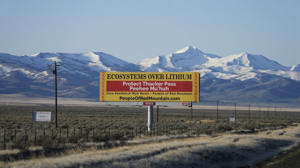 Les mines de lithium, notamment, semblent bien loin de satisfaire un idéal de respect de l'environnement. (KEYSTONE/Rick Bowmer)